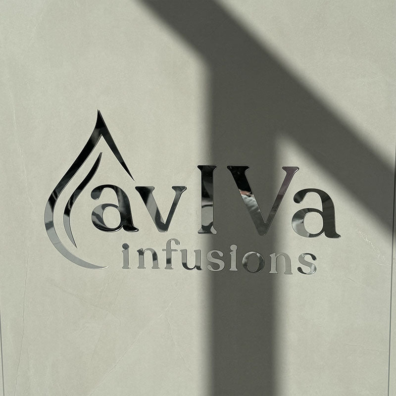 Custom 3D Acrylic Mirror Wall Logo
