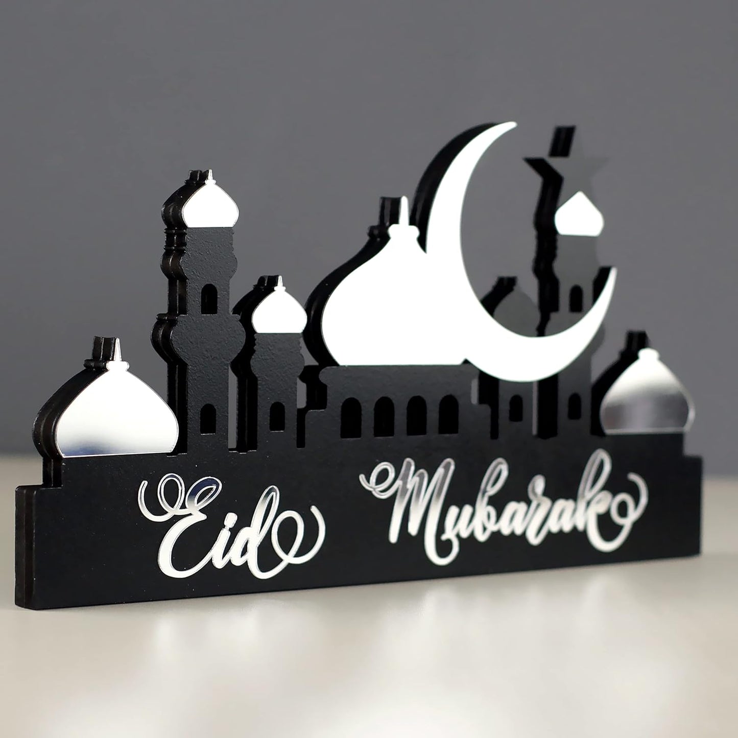 ديكورات طاولات اسلامية اكريليك عيد مبارك رمضان كريم وعيد مبارك