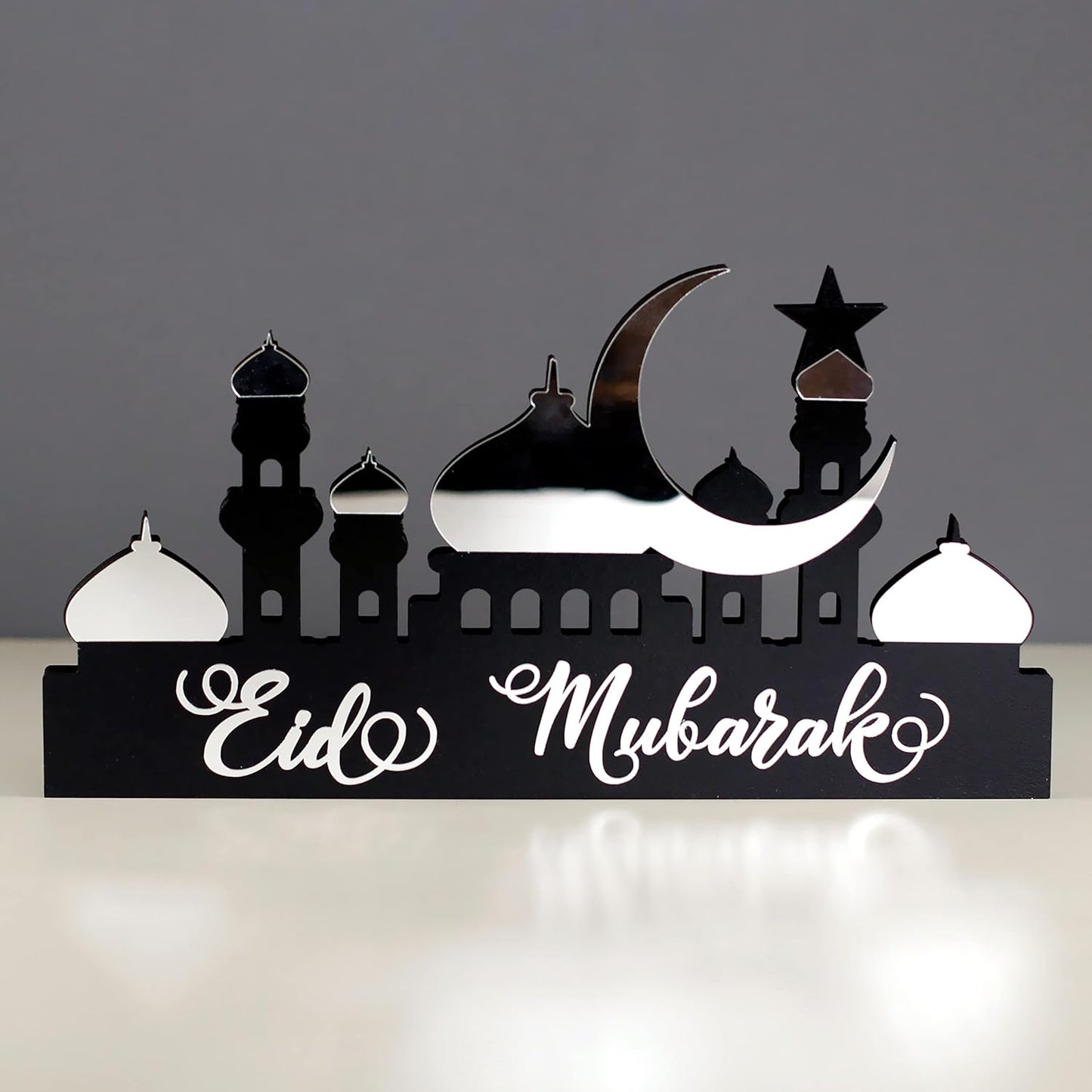 ديكورات طاولات اسلامية اكريليك عيد مبارك رمضان كريم وعيد مبارك