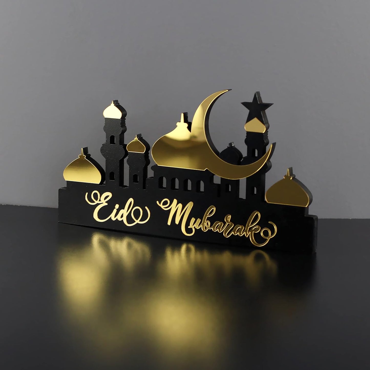 ديكورات طاولات اسلامية اكريليك عيد مبارك رمضان كريم وعيد مبارك