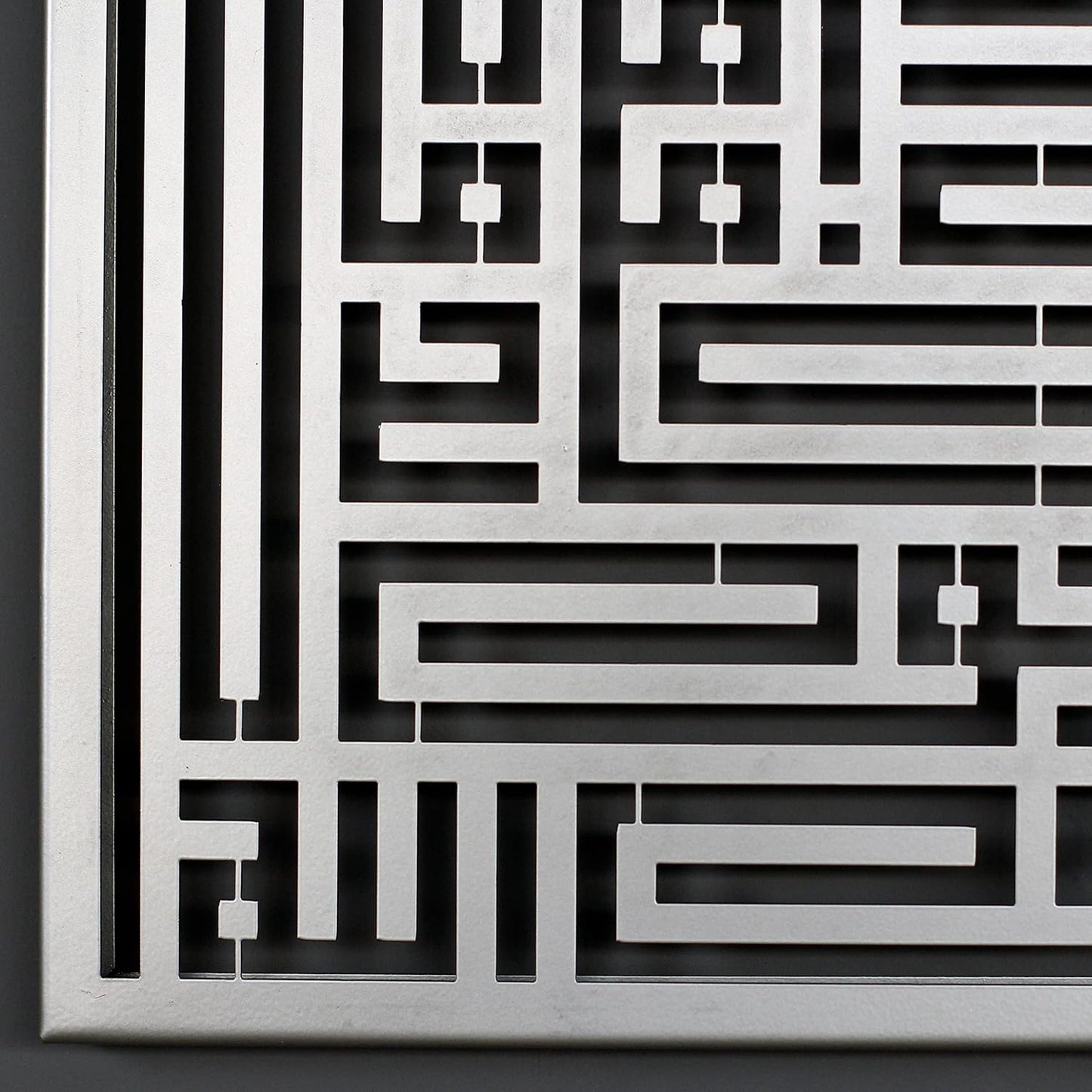 Acrylic Kufic Surah Ikhlas Calligraphy Islamic Wall Art Ramadan Decorations Eid Decor Quran Wall Decor