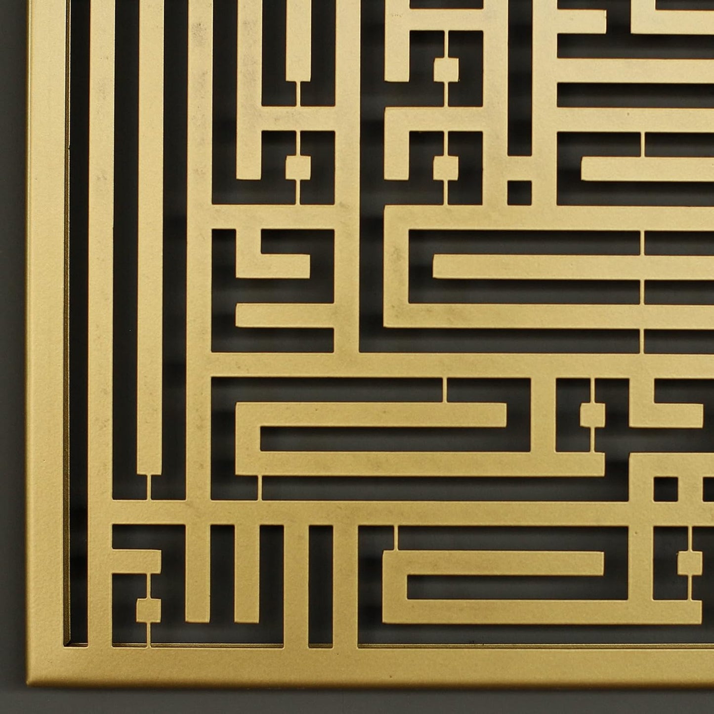 Acrylic Kufic Surah Ikhlas Calligraphy Islamic Wall Art Ramadan Decorations Eid Decor Quran Wall Decor
