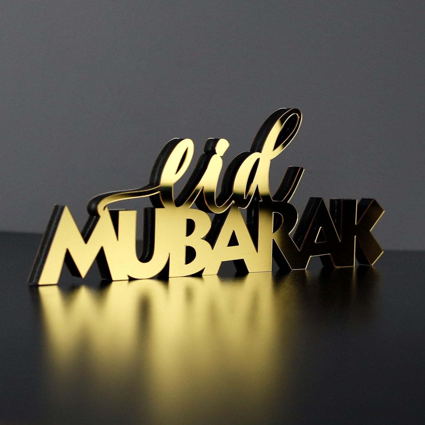 ديكورات طاولات اسلامية اكريليك عيد مبارك رمضان كريم وعيد مبارك