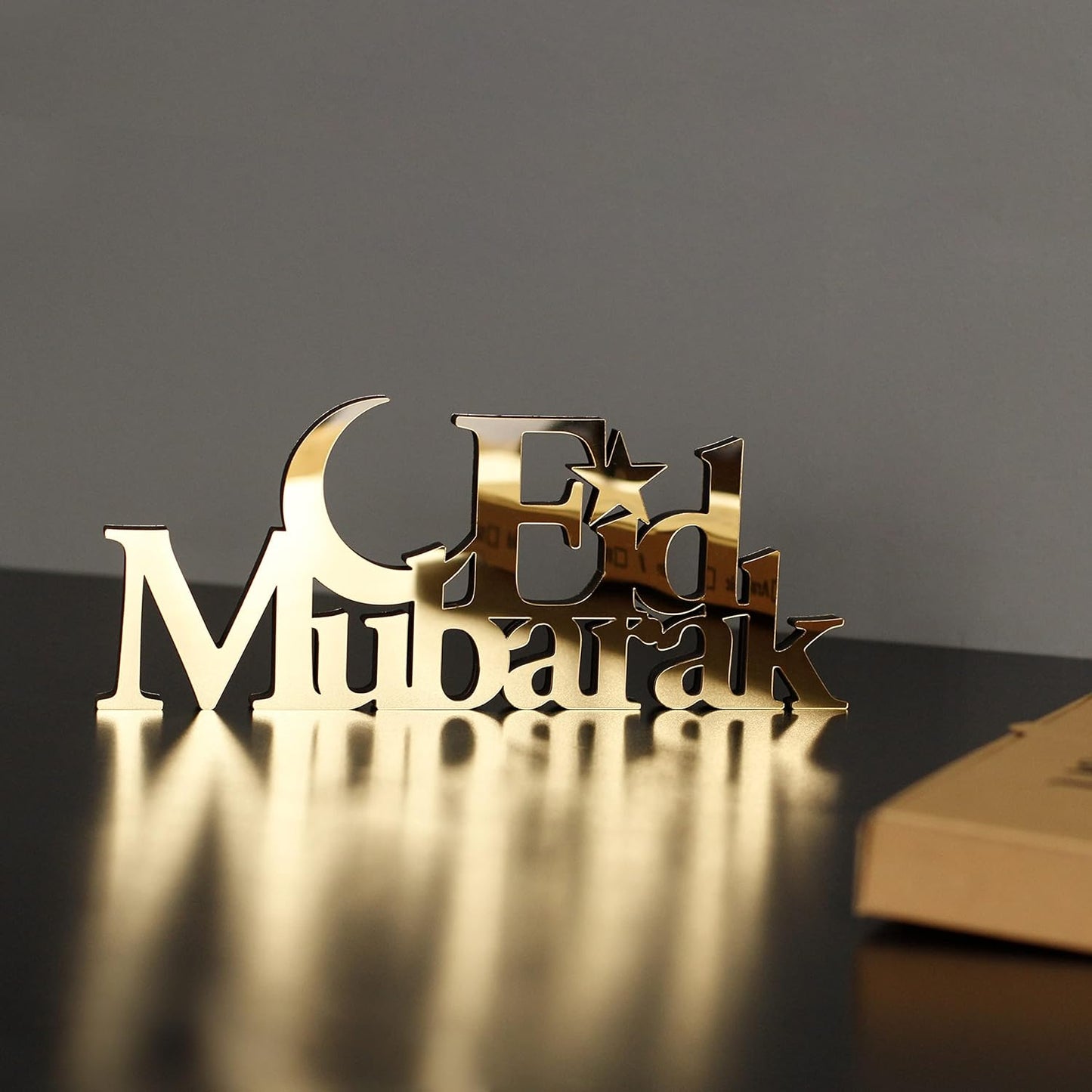 ديكورات طاولات اسلامية اكريليك عيد مبارك رمضان كريم وعيد مبارك