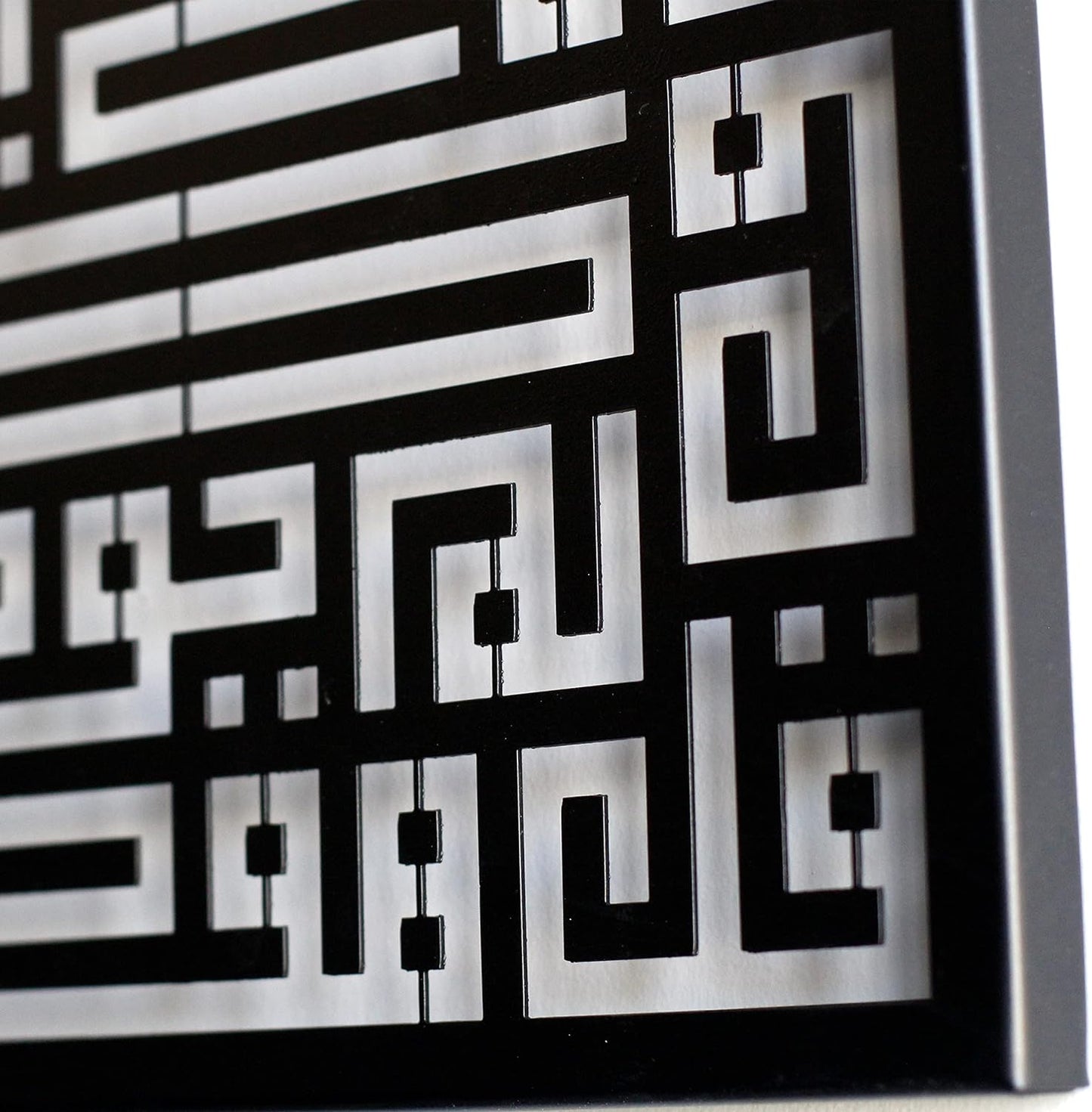 Acrylic Kufic Surah Ikhlas Calligraphy Islamic Wall Art Ramadan Decorations Eid Decor Quran Wall Decor