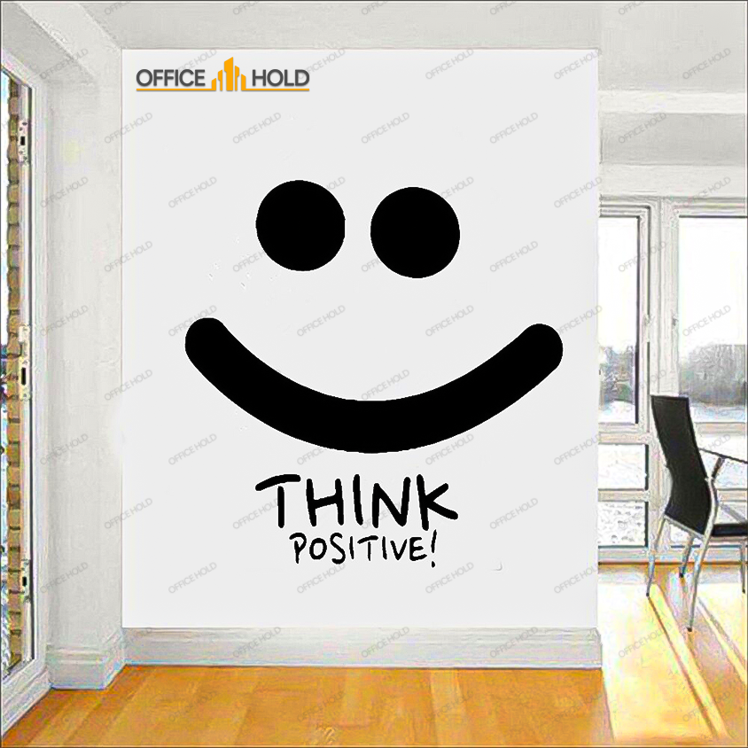 Think Positive Motivational Company Culture Art