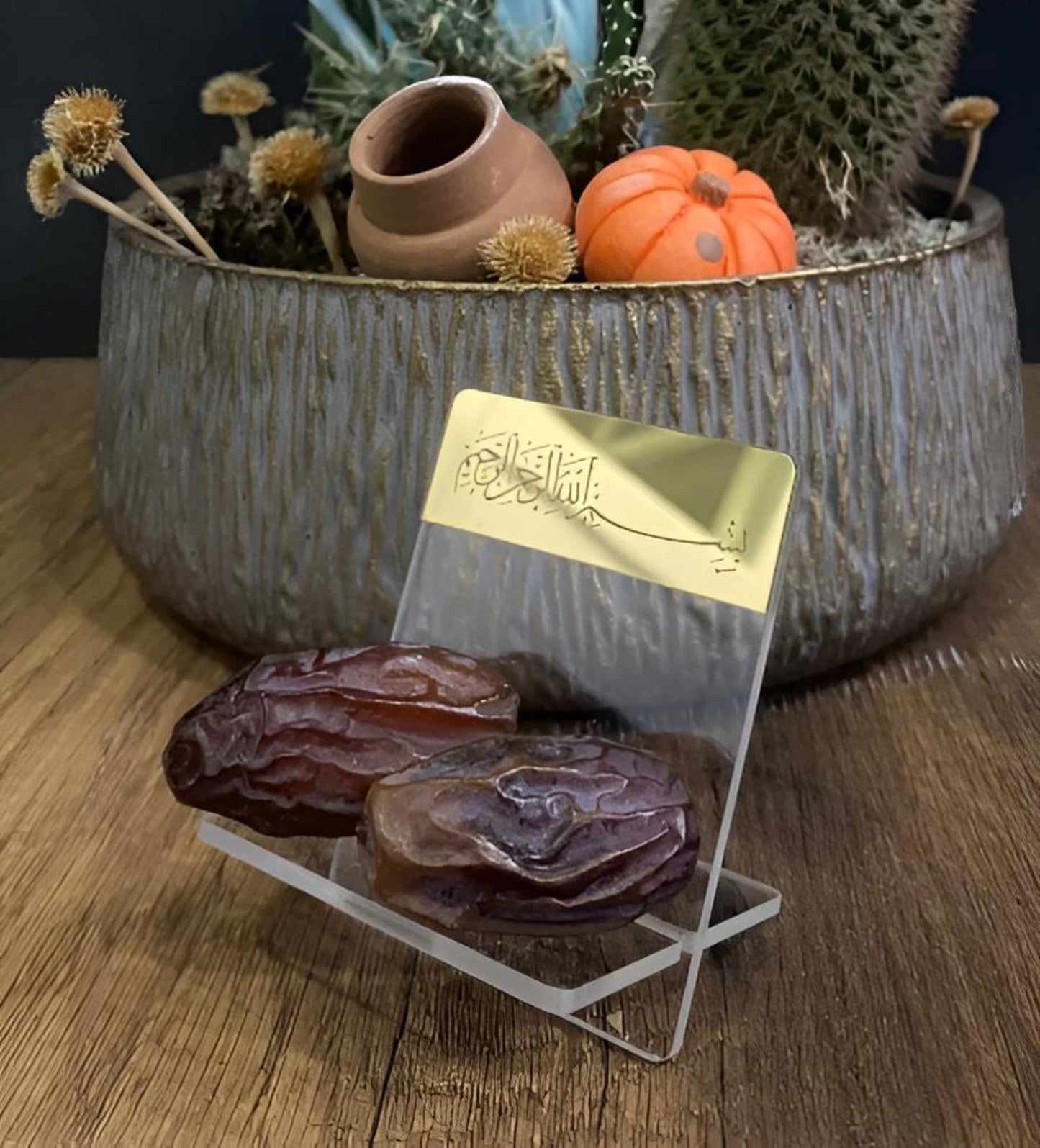 6 Pcs Ramadan Date Holder I Iftar Ramadan Table Decoration I Rahle Ramazan Date Holder I Date Plate | Ramadan Table Decoration