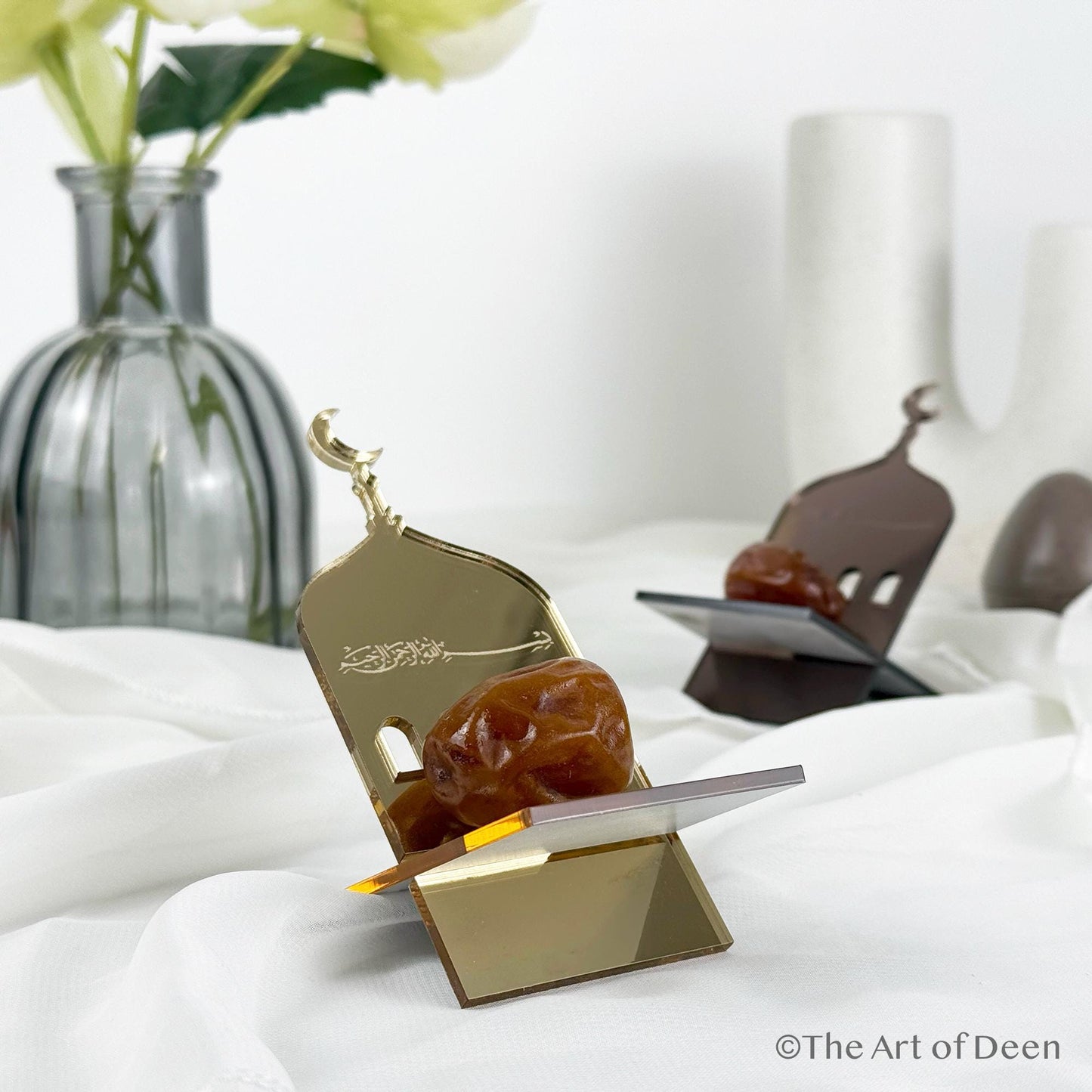 Date/sweet holder | Date Bowl for Ramadan 6 pieces, Ramadan with bismillahirrahmanirrahim, Eid, perfect as Wedding Gift