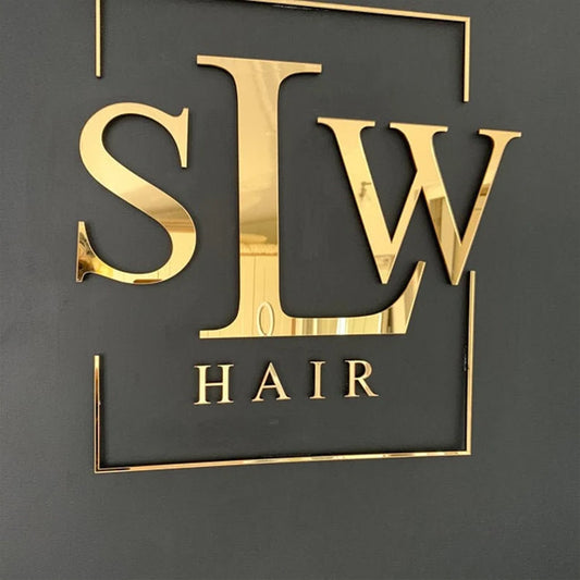 Custom 3D Acrylic Mirror Wall Logo