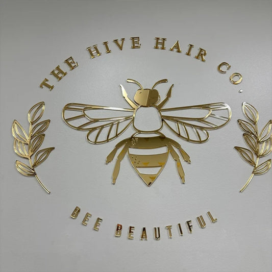 Custom 3D Acrylic Mirror Wall Logo