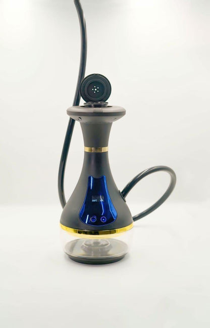 Electric Hookah with Water Heating Intelligent LED Smoking Set Adjustable Temperature Rechargeable Shisha Accessories