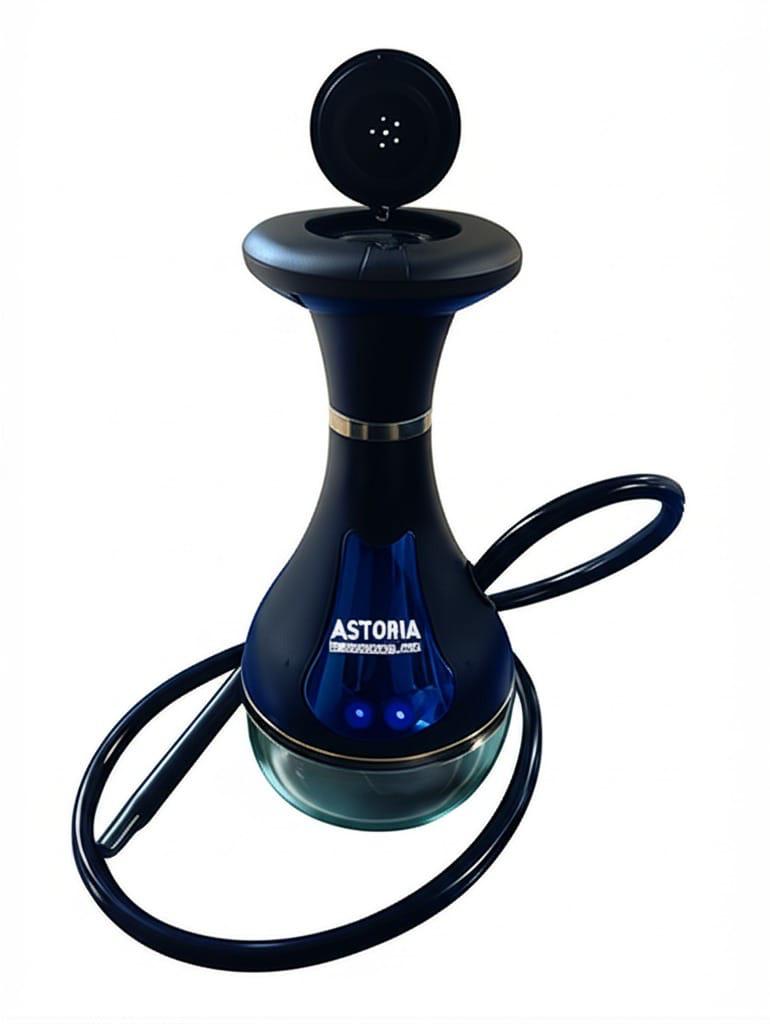 Electric Hookah with Water Heating Intelligent LED Smoking Set Adjustable Temperature Rechargeable Shisha Accessories