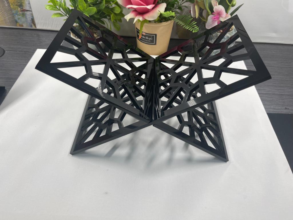 Acrylic Rehal, Quran Holder, Quran Stand, Book Holder, Fully Designed by Pattern